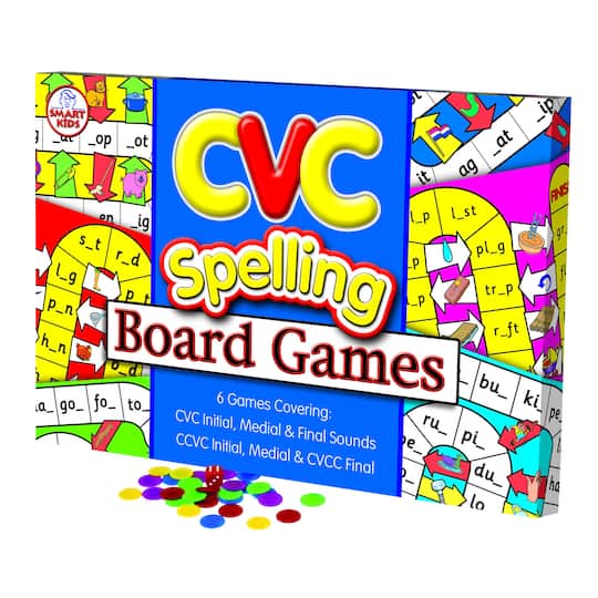 CVC Spelling Board Games